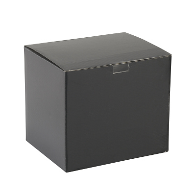 Шкатулка из дерева для часов с подзаводом, черный с серым