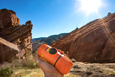 Ручная мини-кофемашина WACACO Nanopresso, оранжевый