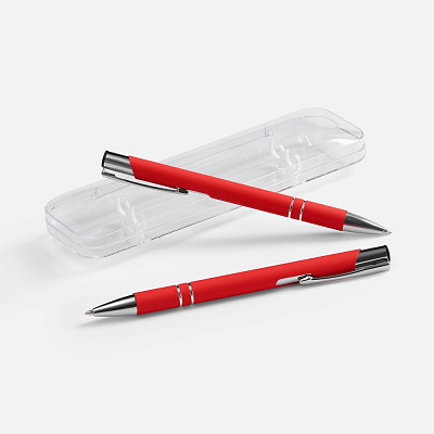 Набор из 2 ручек Keskus Soft Touch  (Красный)