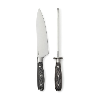 Набор VINGA Kaiser из точилки и кухонного ножа (Коричневый;)