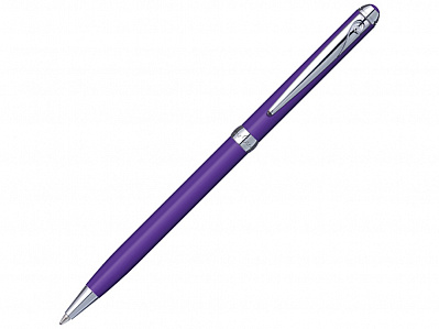 Ручка шариковая Slim (Фиолетовый/серебристый)