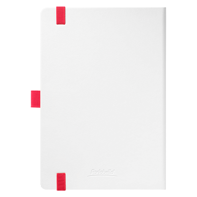 Ежедневник Arctic недатированный, белый/красный