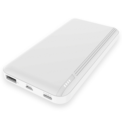 Внешний аккумулятор Optima, 10000 Mah  (Белый)