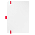 Ежедневник Arctic недатированный, белый/красный - Фото 6