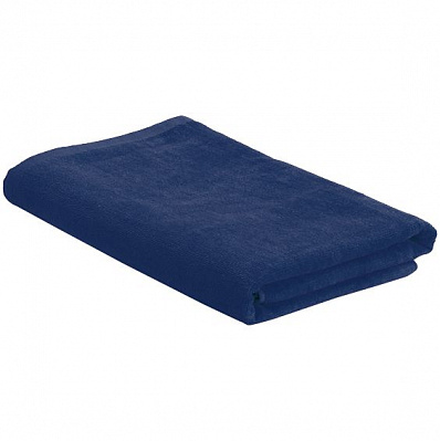 Пляжное полотенце в сумке SoaKing, синее (Синий)
