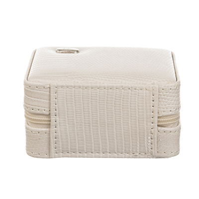 Шкатулка для украшений Jardin D'Ete, цвет бежевый, "рептилия" , 9 х 8 х 5 см