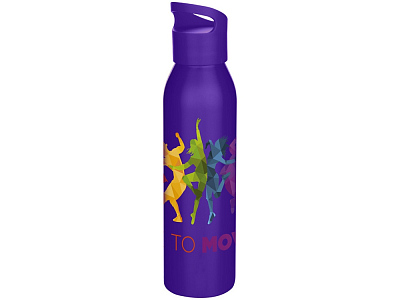 Бутылка для воды из переработонной стали Sky, 650 мл