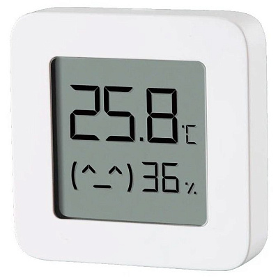 Датчик температуры и влажности Xiaomi Temperature and Humidity Monitor 2  (Белый)