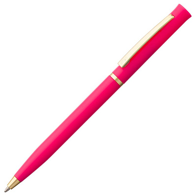 Ручка шариковая Euro Gold, розовая (Розовый)