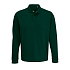 Рубашка поло оверсайз с длинным рукавом Heritage, темно-зеленая - Фото 1