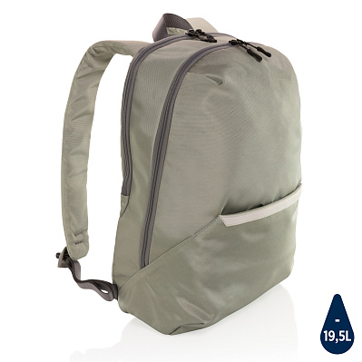 Рюкзак для ноутбука Impact из rPET AWARE™ 1200D, 15.6'' (Зеленый; серый)