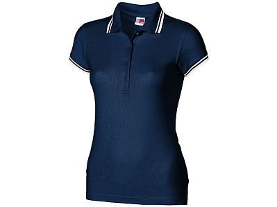 Рубашка поло Erie женская (Темно-синий/белый)