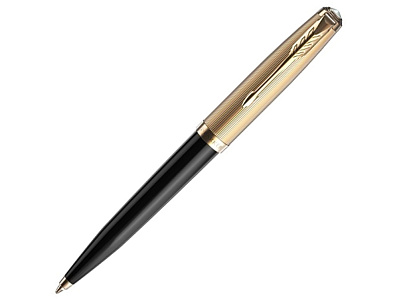 Ручка шариковая Parker 51 Deluxe (Черный, золотистый)