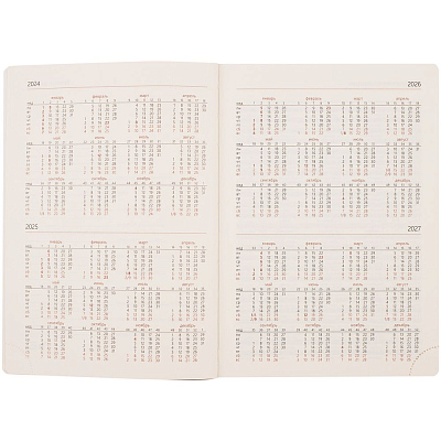 Ежедневник Capital, недатированный, красный