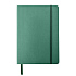 Ежедневник недатированный Shady, А5,  зеленый, кремовый блок, темно-зеленый обрез - Фото 2