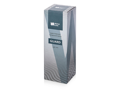 Вакуумная термокружка c кнопкой Guard, soft-touch, 400 мл