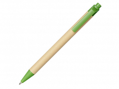 Ручка шариковая Berk (Натуральный/зеленый)