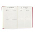 Ежедневник A5 недатированный Essenza, в твёрдой обложке, красный - Фото 6