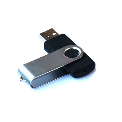 Пластик-металл 01 Твист, синий, 4Гб