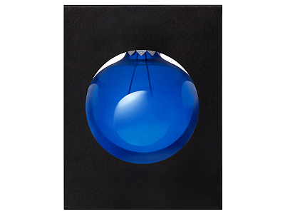  Стеклянный елочный шар Frozi