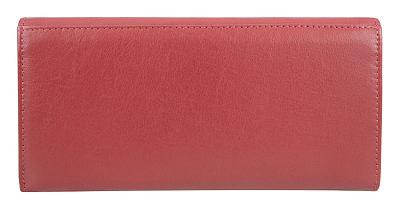 Кошелёк BUGATTI Vertice, красный, натуральная воловья кожа, 19,2х3х9,3 см