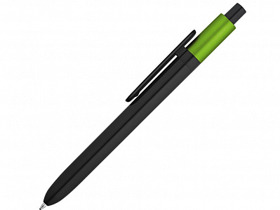 Ручка пластиковая шариковая KIWU METALLIC (Зеленое яблоко)