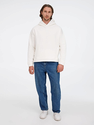 Худи оверсайз унисекс Tolla, молочное