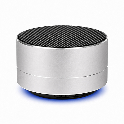 Беспроводная Bluetooth колонка MuzOn, серебристая (Серебристый)