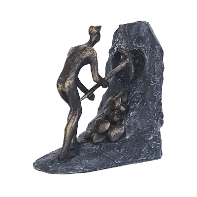 Статуэтка из полистоуна "У цели", черный