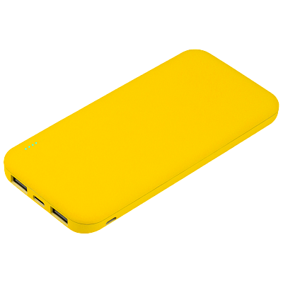Внешний аккумулятор с подсветкой Люче (Luce) Lemoni 10000 mAh  (Желтый)