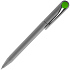 Ручка шариковая Prodir DS1 TMM Dot, серая с ярко-зеленым - Фото 2