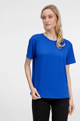 Футболка унисекс Senti, черная (Синий)