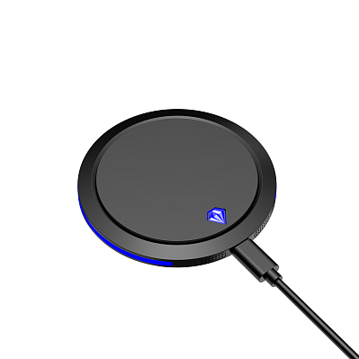 Беспроводное зарядное устройство Pebble 15W  (Черный)