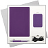 Подарочный набор Spark, фиолетовый (ежедневник, ручка, аккумулятор) - Фото 1