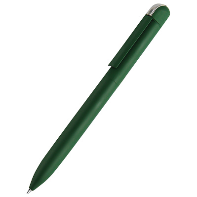 Ручка металлическая Espada софт-тач, тёмно-зелёная (Темно-зеленый)