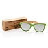 Солнцезащитные очки Wheat straw с бамбуковыми дужками - Фото 2