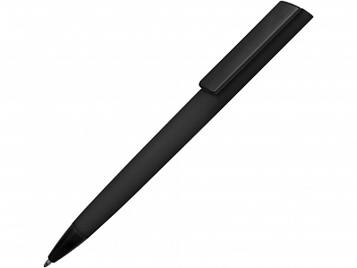 Ручка пластиковая soft-touch шариковая Taper (Черный)