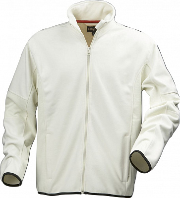 Куртка флисовая мужская Lancaster, белая с оттенком слоновой кости (Белый)