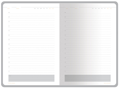 Ежедневник недатированный А5 Mercury