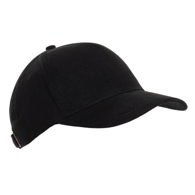 Бейсболка STAN 5 клиньев хлопок 280, 11 (Чёрный)