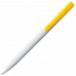 Ручка шариковая Pin, белая с желтым - Фото 3