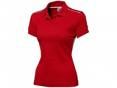 Рубашка поло Backhand женская (Красный/белый)