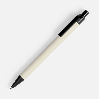 Ручка шариковая MilkMake, черная (Чёрный)