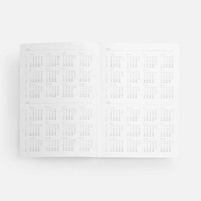 Ежедневник Flexpen Shall, недатированный, желтый