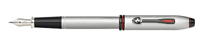 Перьевая ручка Cross Townsend Ferrari Brushed Aluminum перо среднее M