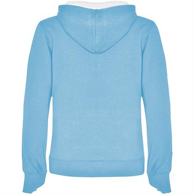 Толстовка URBAN WOMAN женская, НЕБЕСНО-ГОЛУБОЙ/БЕЛЫЙ 2XL