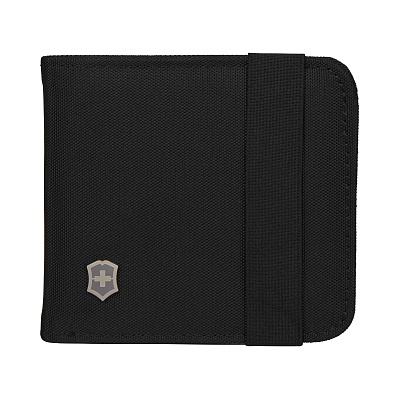 Бумажник VICTORINOX TA 5.0 Bi-Fold Wallet с RFID защитой чёрный нейлон 11x1x10 см