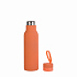 Бутылка для воды "Фитнес" 700 мл, покрытие soft touch, оранжевый - Фото 5