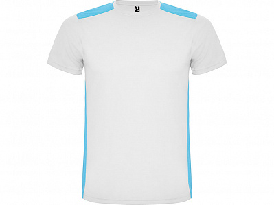 Спортивная футболка Detroit мужская (Белый/бирюзовый)