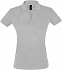 Рубашка поло женская Perfect Women 180 серый меланж - Фото 1